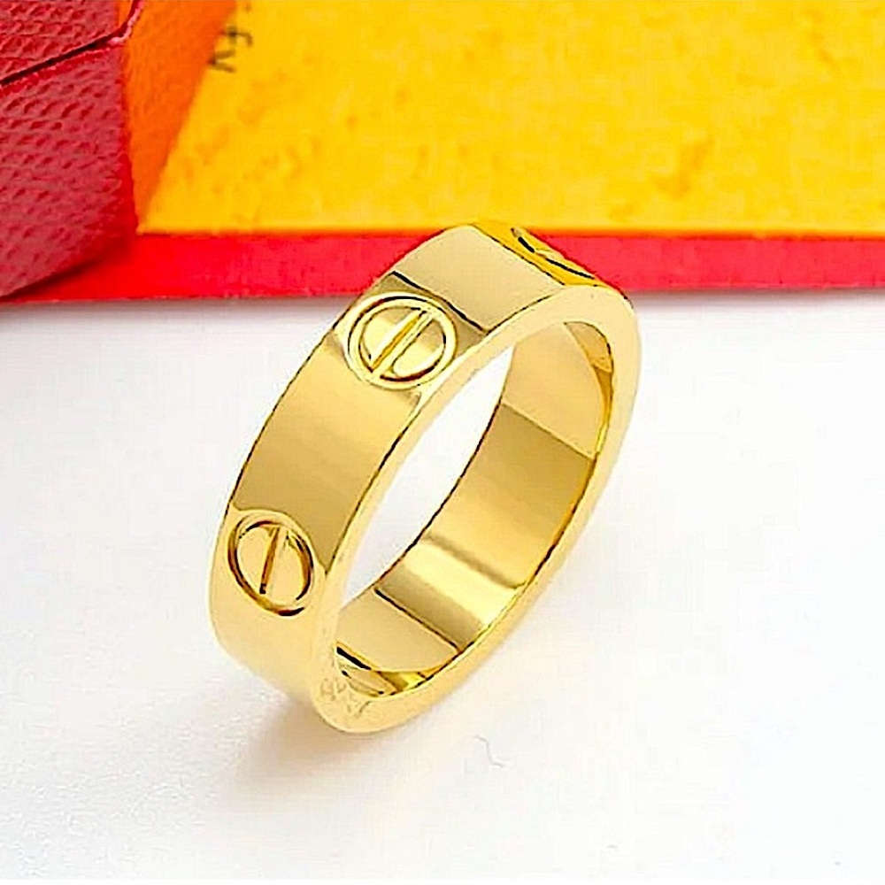 Stainless Steel Love Ring Without Stones - Picture 2 of 4